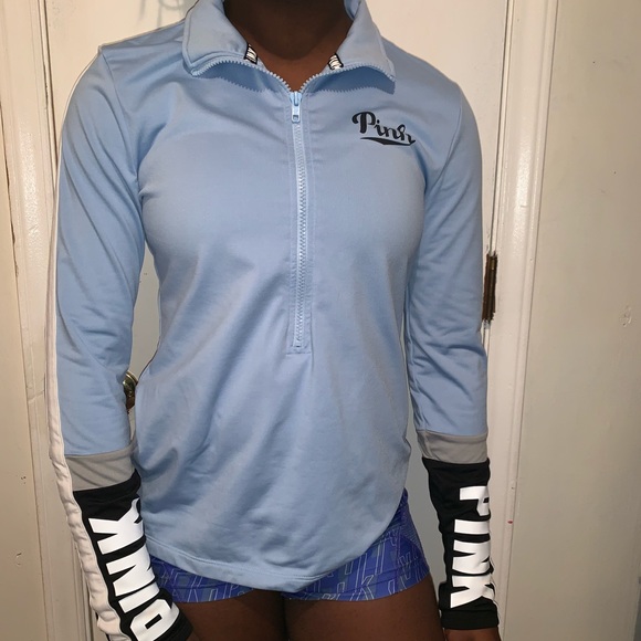 Blue pink brand quarter zip - Picture 4 of 4